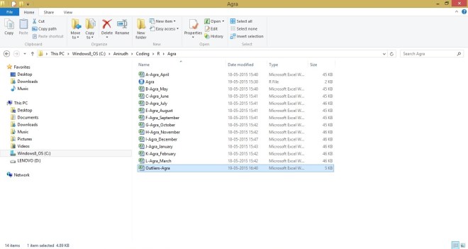 Agra Directory with Agra.R and Outliers-Agra