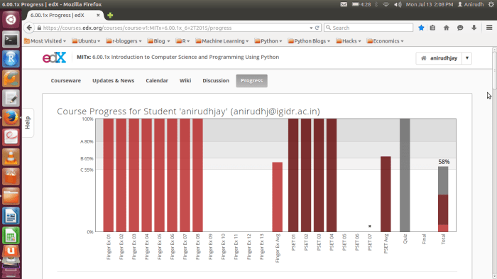 CourseProgressTillQuiz